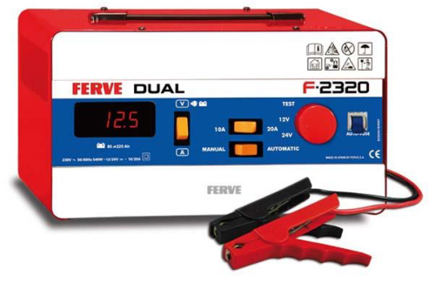 FERVE CARGADOR DE BATERIA DUAL F-2320