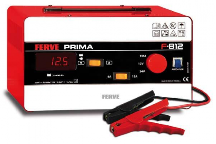 FERVE CARGADOR DE BATERIAS PRIMA F-812