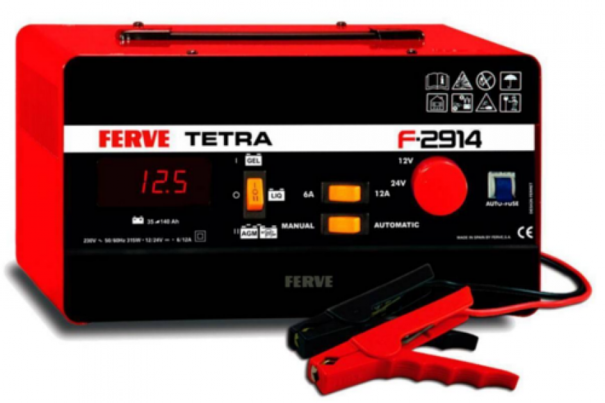 FERVE CARGADOR DE BATERÍA TETRA F-2914