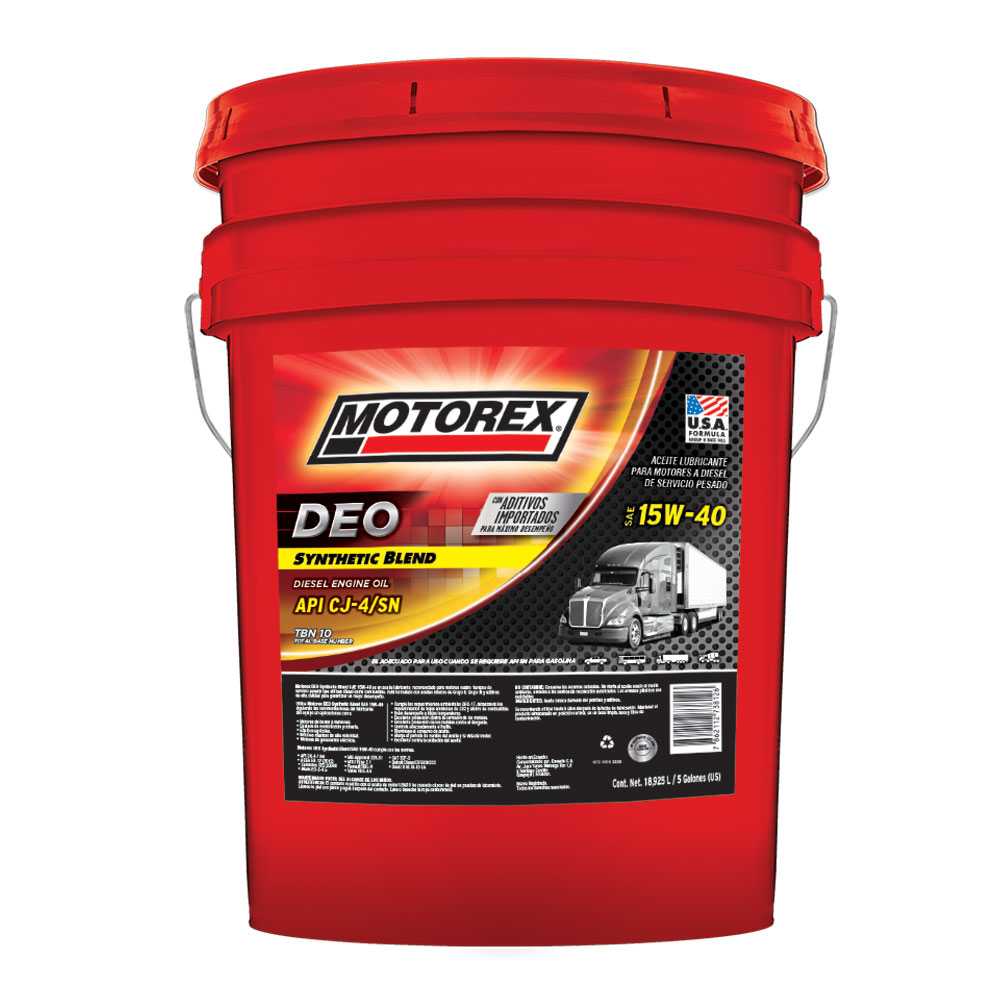 MOTOREX DEO SYNTHETIC BLEND SAE 15W40 CJ-4