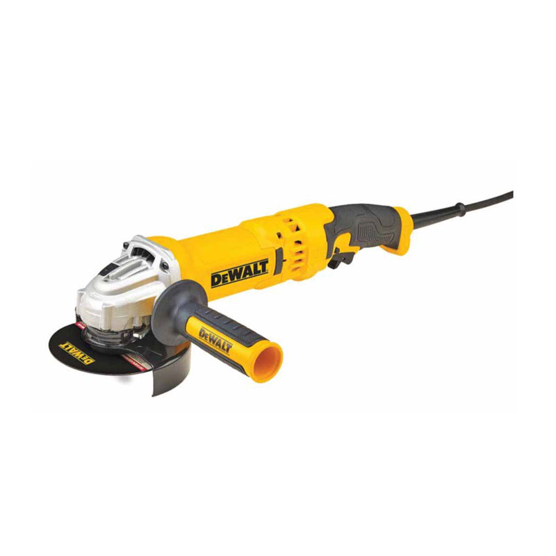 DEWALT DWE4315-B3 – Esmeriladora angular pequeña 4-1/2″ – 5″ 1500W con interruptor de bloqueo