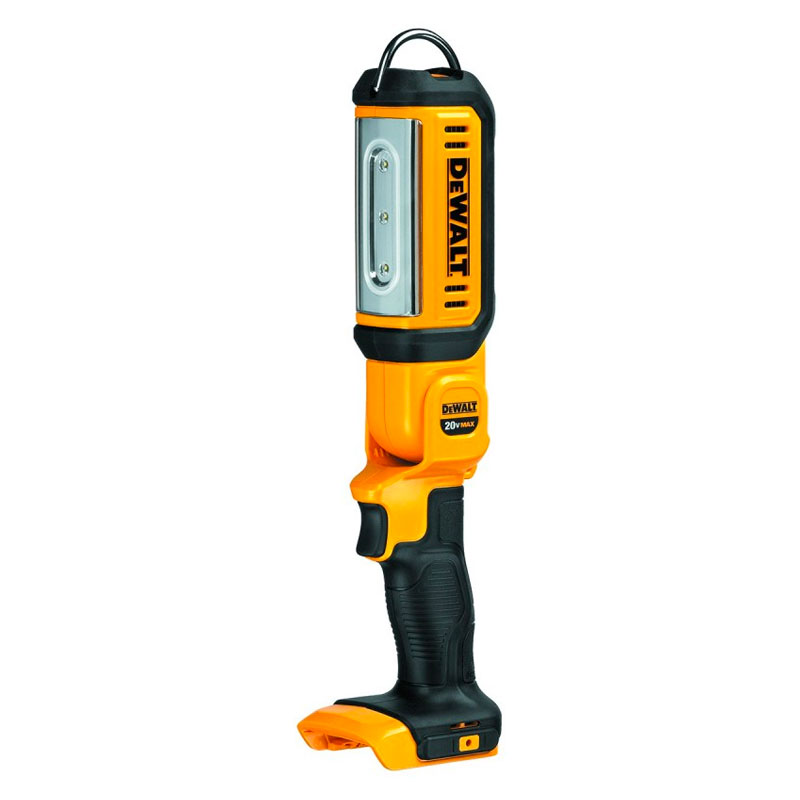 DEWALT DCL050 – Lámpara de trabajo triple led 20 max con doble configuración de brillo 250-500LM