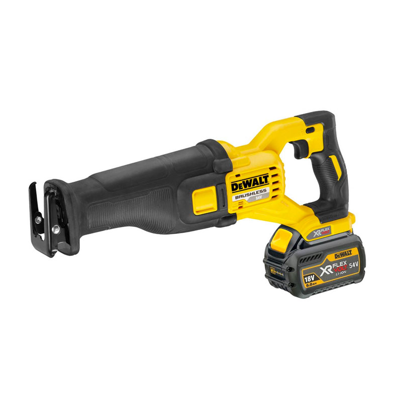 DEWALT DCS388T2 – Sierra recíproca inalámbrica 60V max (FLEXVOLT) + 2 baterías 60V + cargador